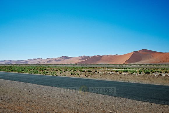 desert landscape of Namib at Sossusvlei