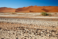 desert landscape of Namib at Sossusvlei