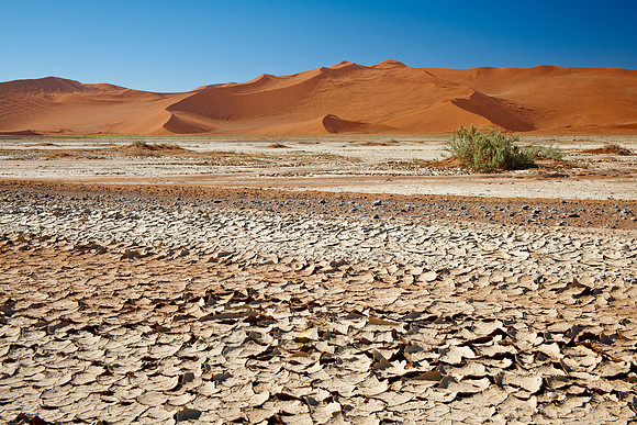 desert landscape of Namib at Sossusvlei
