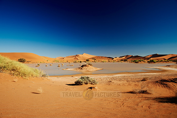 desert landscape of Namib at Sossusvlei
