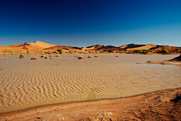 desert landscape of Namib at Sossusvlei