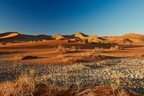 desert landscape of Namib at Sossusvlei