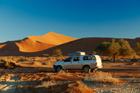 desert landscape of Namib at Sossusvlei