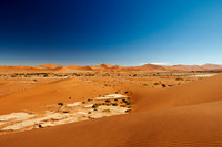 desert landscape of Namib at Sossusvlei