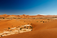 desert landscape of Namib at Sossusvlei