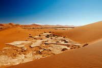 desert landscape of Namib at Sossusvlei