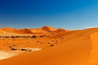 desert landscape of Namib at Sossusvlei