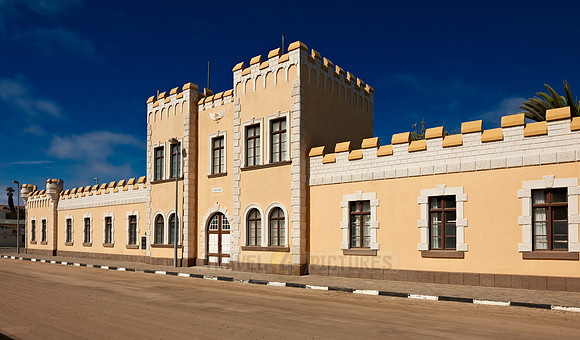 historical German barracks from colonial times, now youth hostel