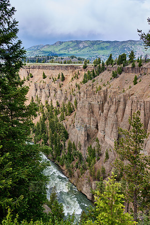 Yellowstone river near The Narrows