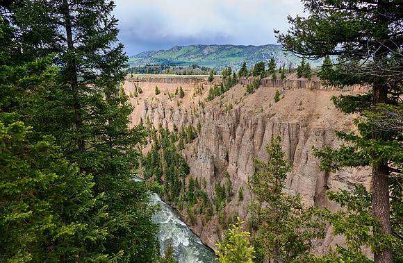 Yellowstone river near The Narrows