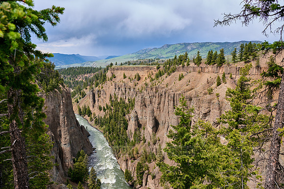 Yellowstone river near The Narrows