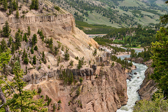 Yellowstone river near The Narrows