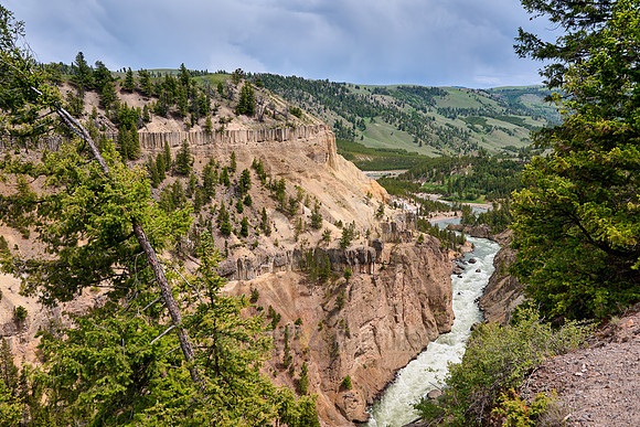 Yellowstone river near The Narrows