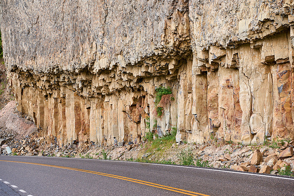 Overhanging Cliffs, Yellowstone National Park
