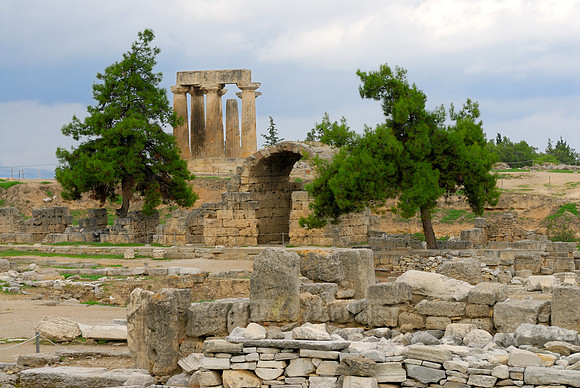 temple of Apollo, other ruins in front