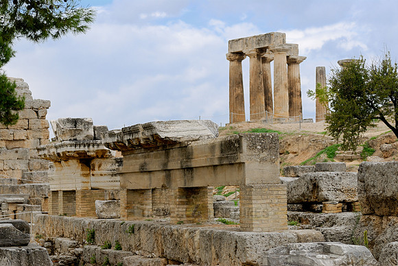 temple of Apollo, other ruins in front