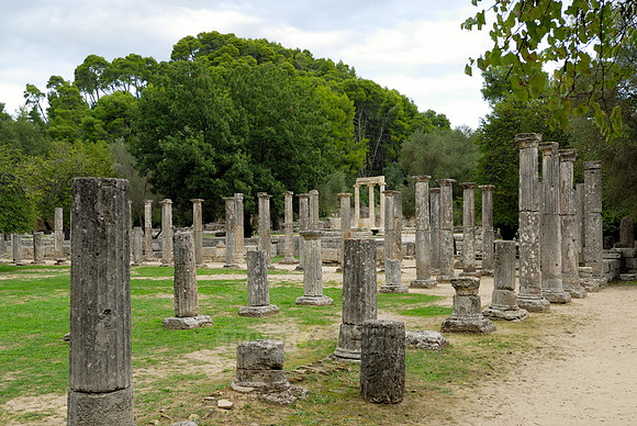 columns of Palaestra