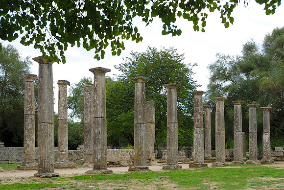 columns of Palaestra