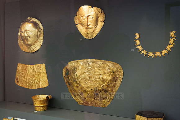 golden grave goods of the kings of Mycenae