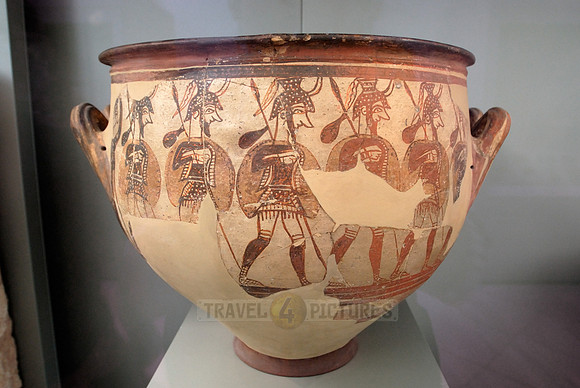 Mycenaean Art, 16th-12th centuries Centuries BC BC, painted vases, famous warrior vase