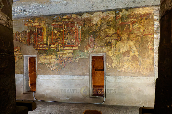 Ajanta caves, cave 1, Aurangabad