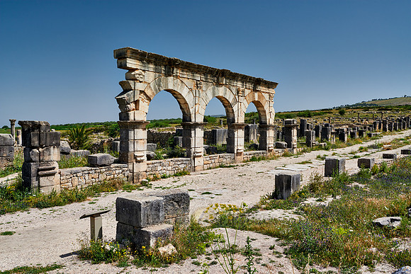 Decumanus Maximus in Volubilis