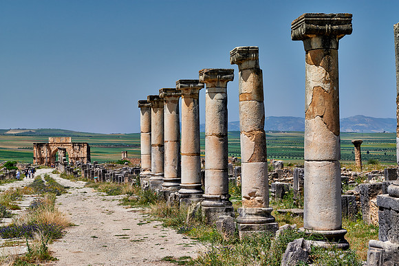 Decumanus Maximus in Volubilis
