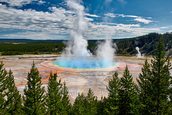 Grand Prismatic Spring, Yellowstone National Park
