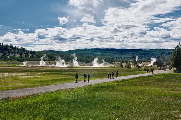 steam over Midway Geyser Basin, Yellowstone National Park