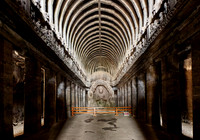 interior shot of Ellora Chaitya Cave No. 10