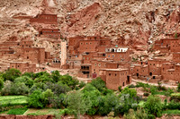 village in a valley near Ait-Ben-Addou