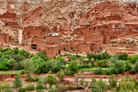 village in a valley near Ait-Ben-Addou