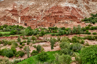 village in a valley near Ait-Ben-Addou