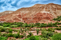 village in a valley near Ait-Ben-Addou