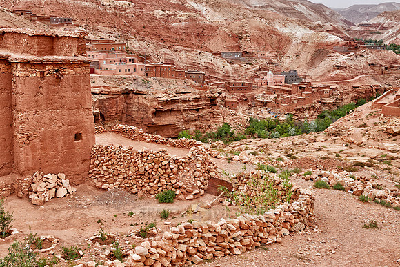 village in a valley near Ait-Ben-Addou