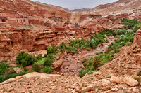 village in a valley near Ait-Ben-Addou