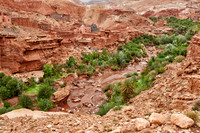 village in a valley near Ait-Ben-Addou
