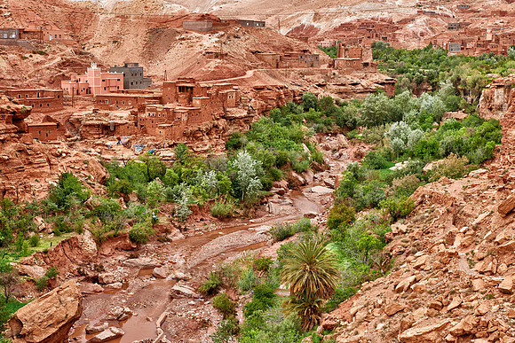 village in a valley near Ait-Ben-Addou