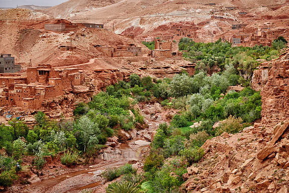 village in a valley near Ait-Ben-Addou