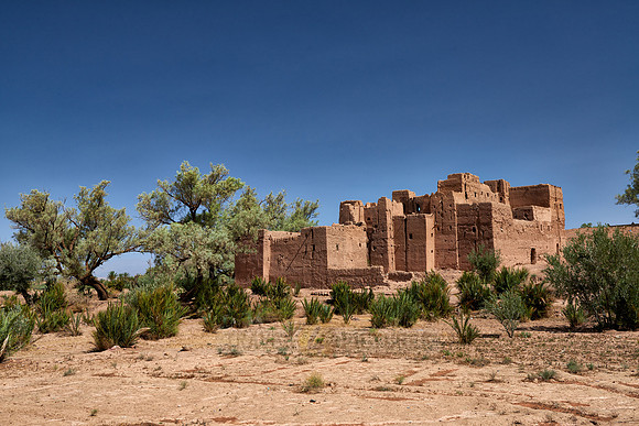 Kasbah near Skoura, Morocco, Africa