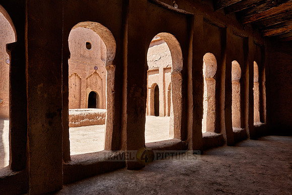 inner courtyard of Kasbah Amridil
