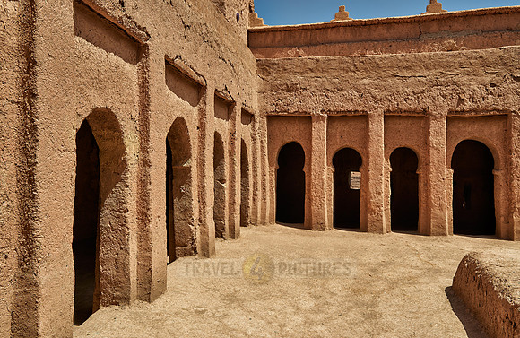 inner courtyard of Kasbah Amridil