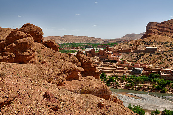 landscape in rose valley