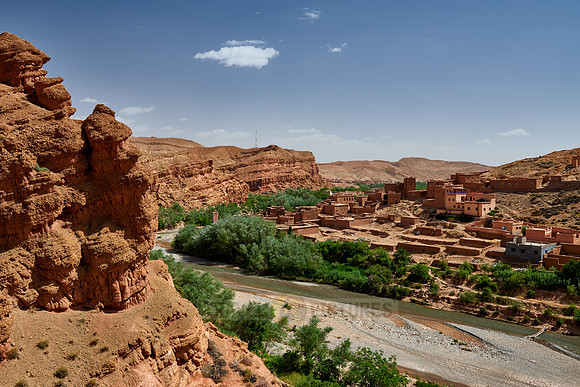 landscape in rose valley