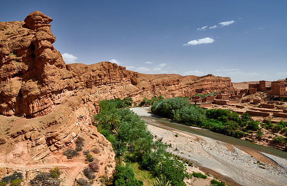 landscape in rose valley