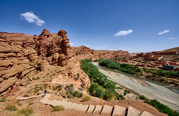 landscape in rose valley