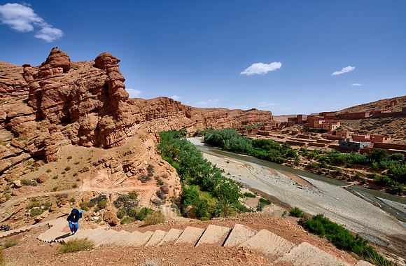 landscape in rose valley