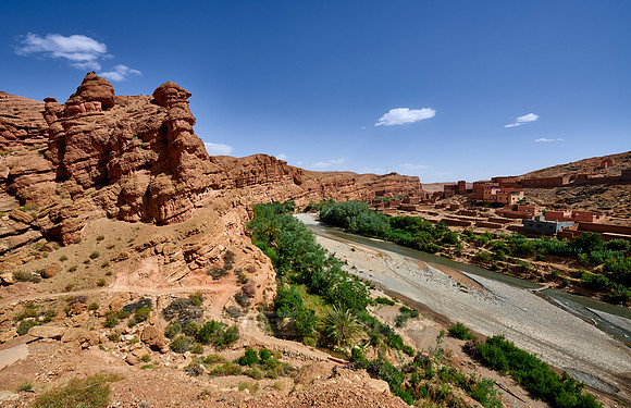 landscape in rose valley