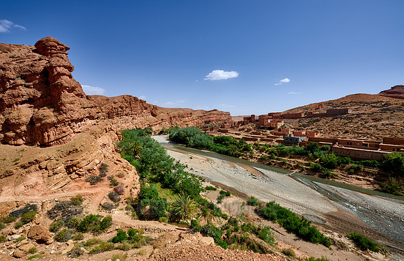 landscape in rose valley