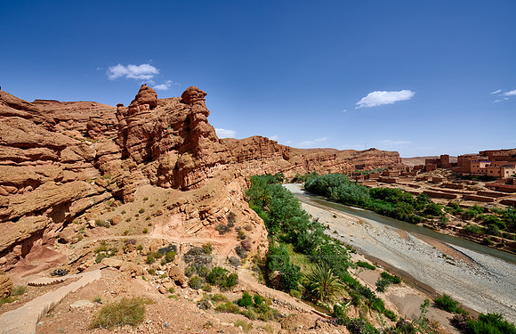 landscape in rose valley